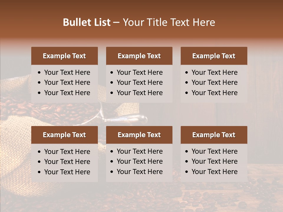 Aroma Cafe Coffee PowerPoint Template