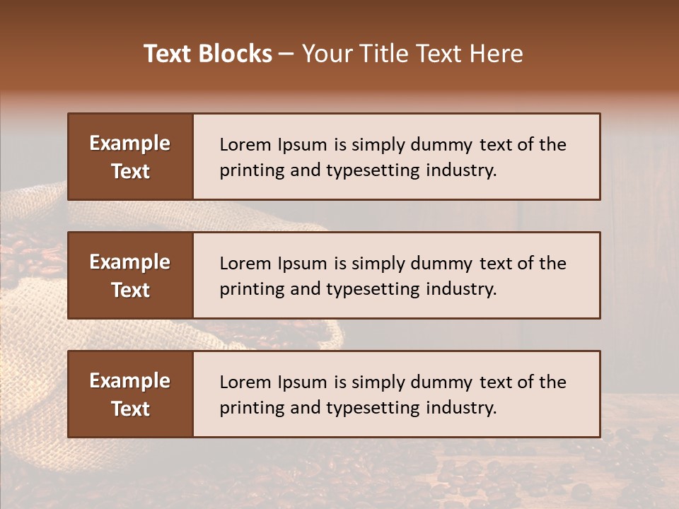 Aroma Cafe Coffee PowerPoint Template