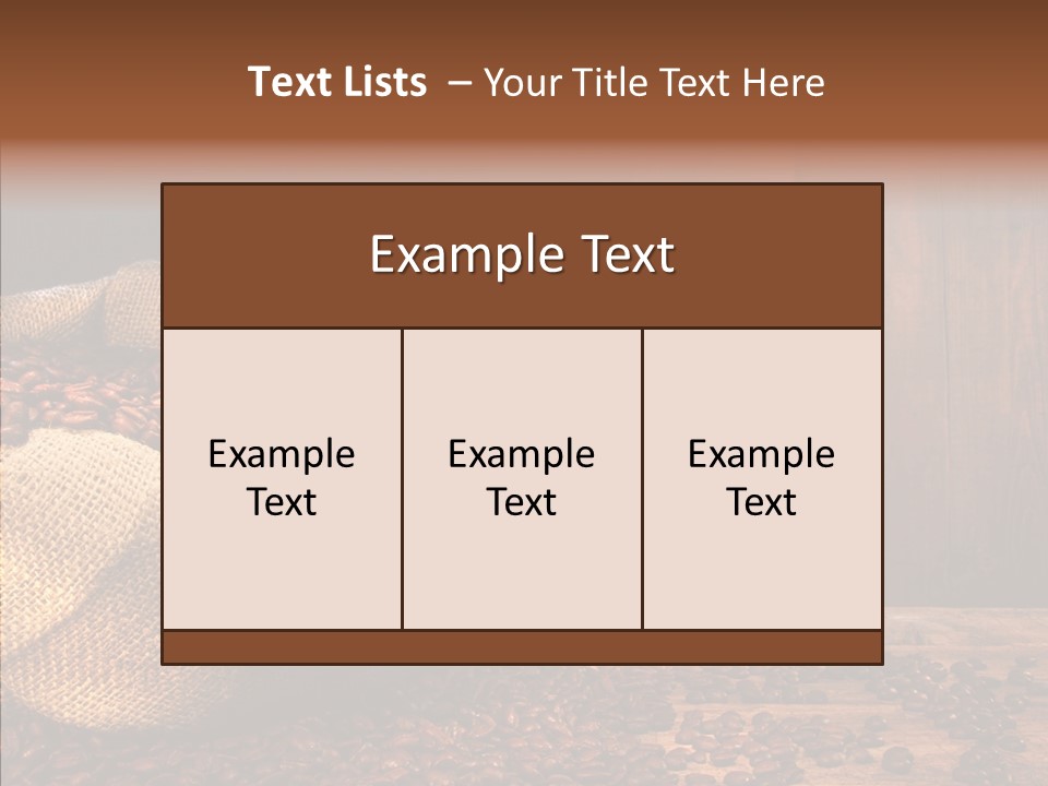 Aroma Cafe Coffee PowerPoint Template