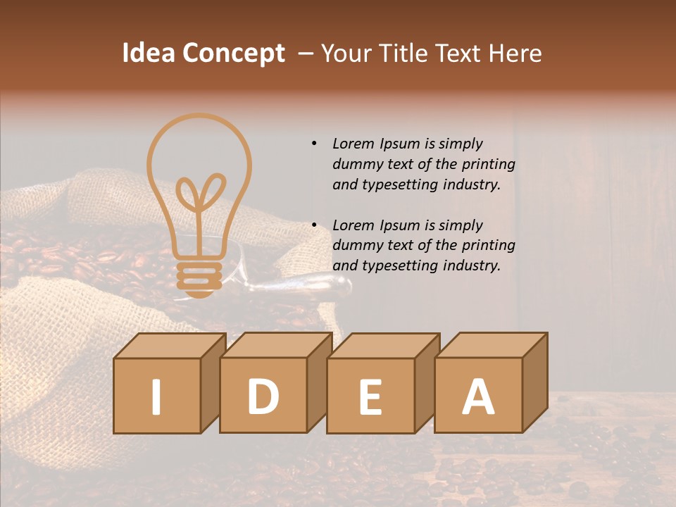 Aroma Cafe Coffee PowerPoint Template