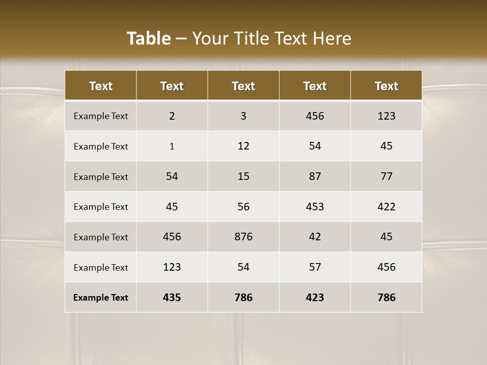 Company Per On Li Ten PowerPoint Template