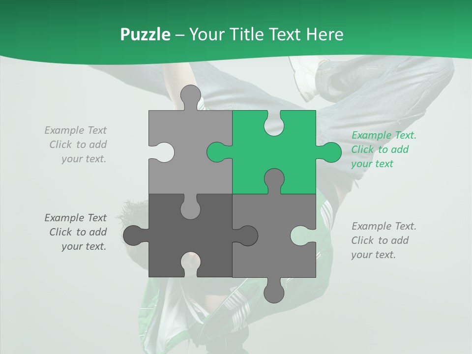 Beautiful Man Dance PowerPoint Template