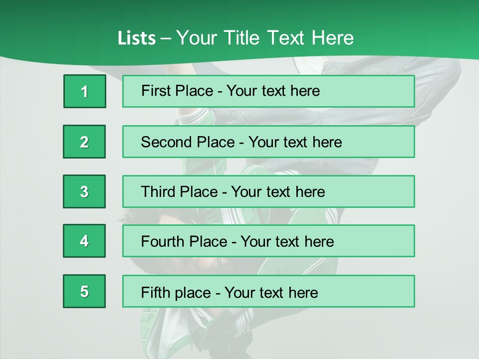 Beautiful Man Dance PowerPoint Template