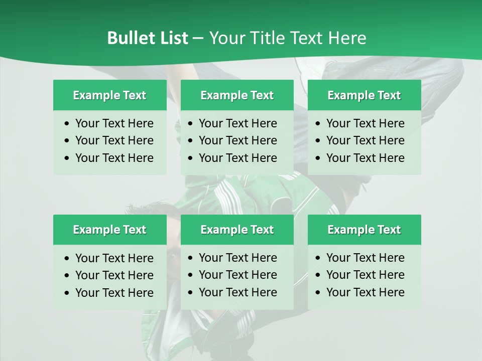 Beautiful Man Dance PowerPoint Template