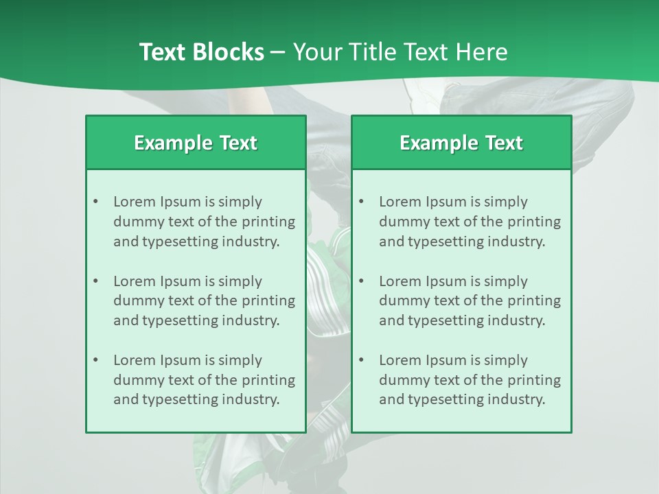 Beautiful Man Dance PowerPoint Template