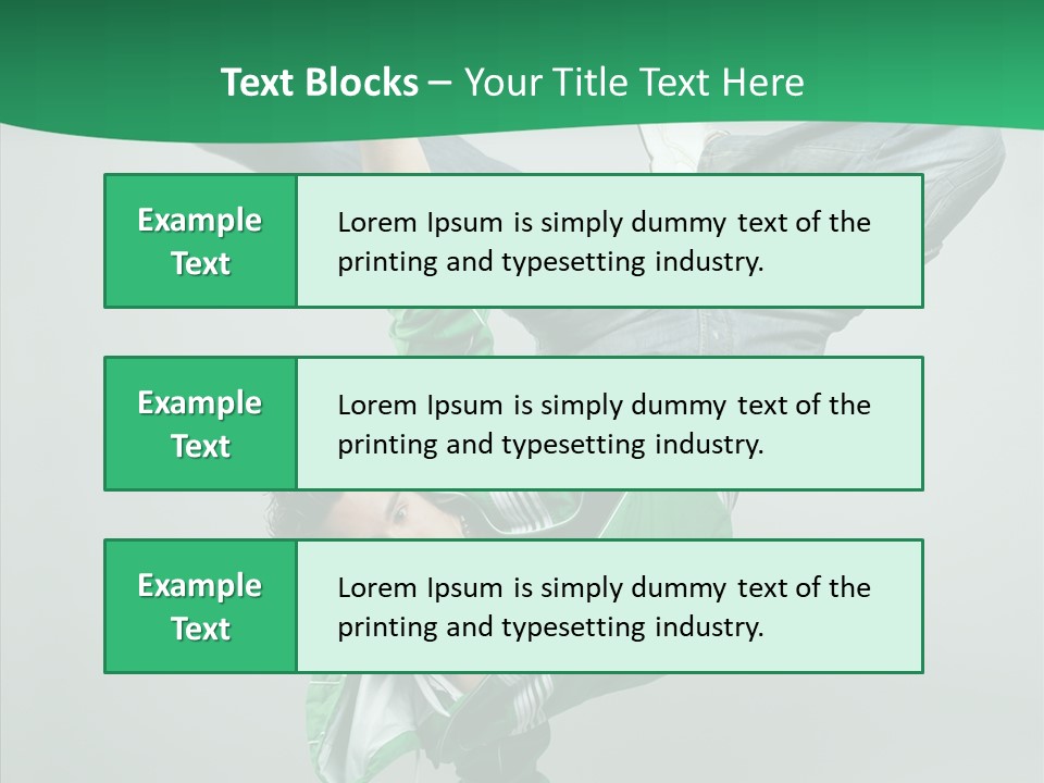 Beautiful Man Dance PowerPoint Template