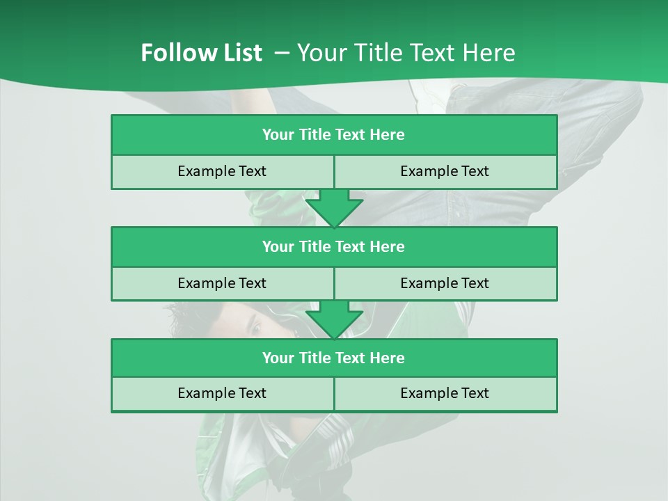 Beautiful Man Dance PowerPoint Template