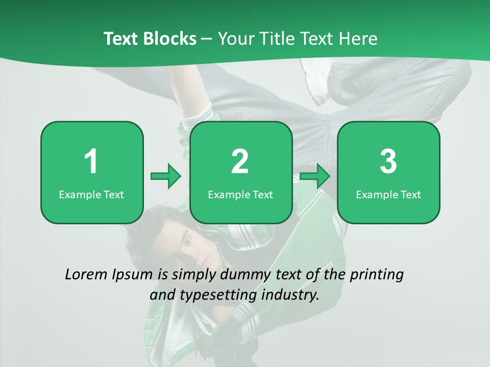 Beautiful Man Dance PowerPoint Template