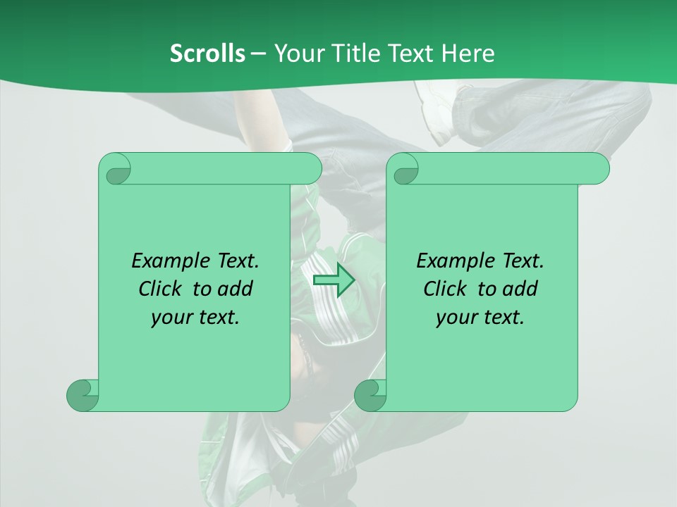 Beautiful Man Dance PowerPoint Template