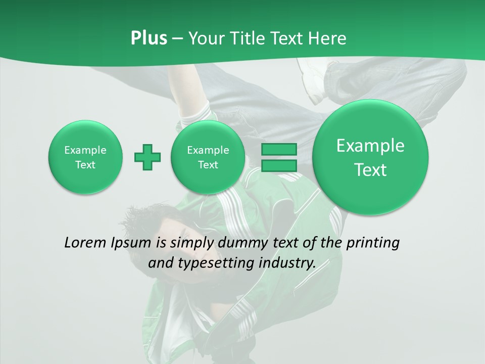 Beautiful Man Dance PowerPoint Template