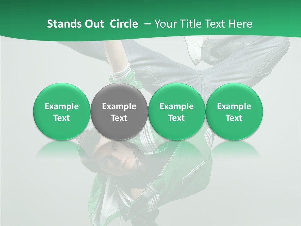 Beautiful Man Dance PowerPoint Template