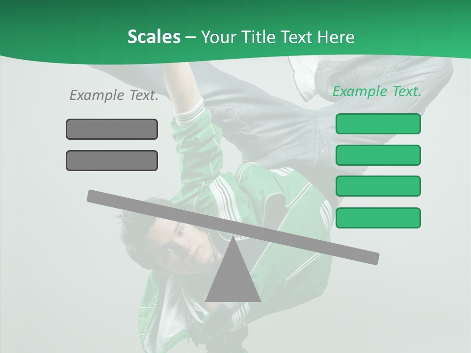 Beautiful Man Dance PowerPoint Template