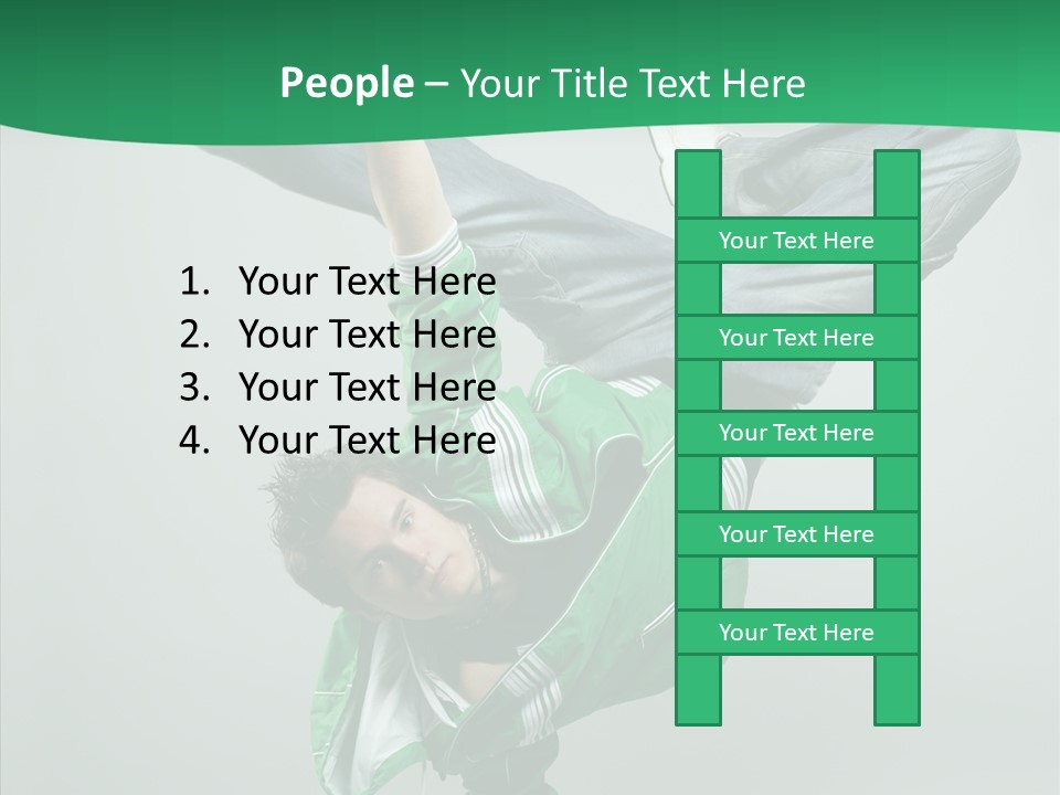 Beautiful Man Dance PowerPoint Template