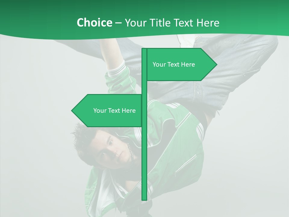 Beautiful Man Dance PowerPoint Template