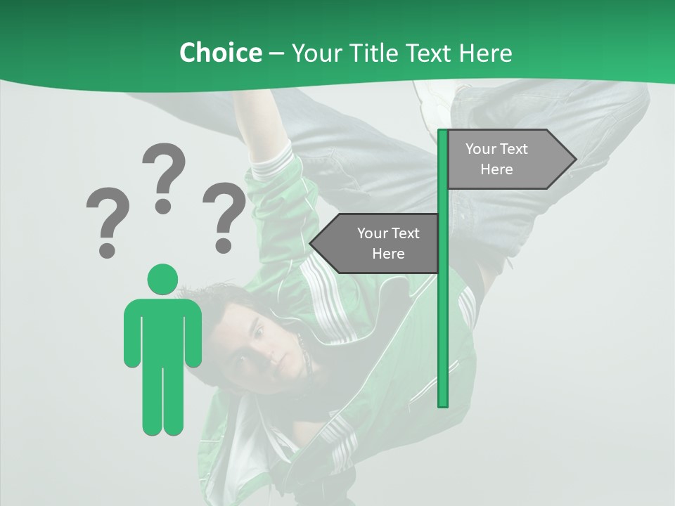 Beautiful Man Dance PowerPoint Template