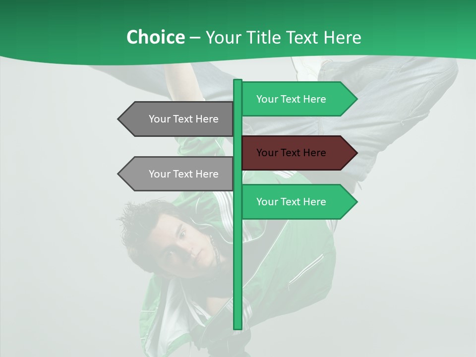 Beautiful Man Dance PowerPoint Template