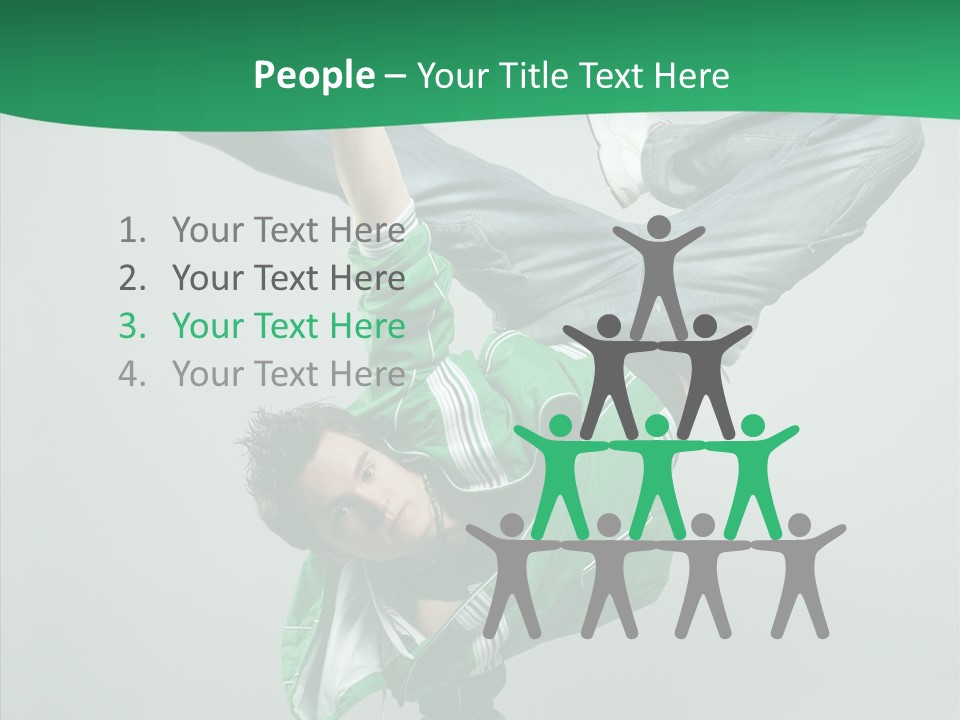 Beautiful Man Dance PowerPoint Template