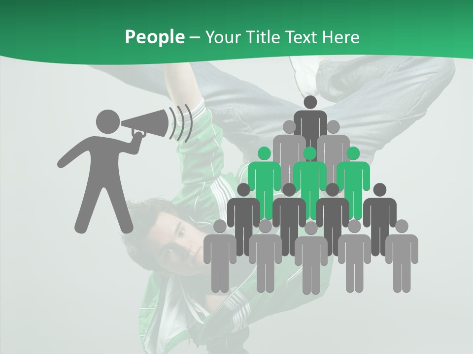 Beautiful Man Dance PowerPoint Template