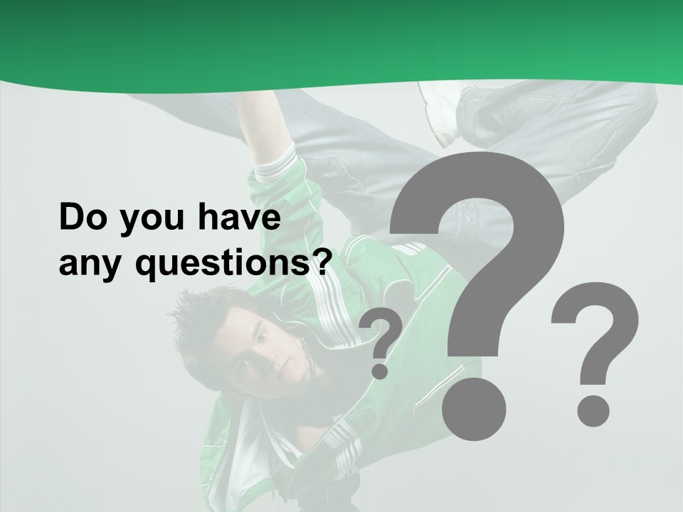 Beautiful Man Dance PowerPoint Template