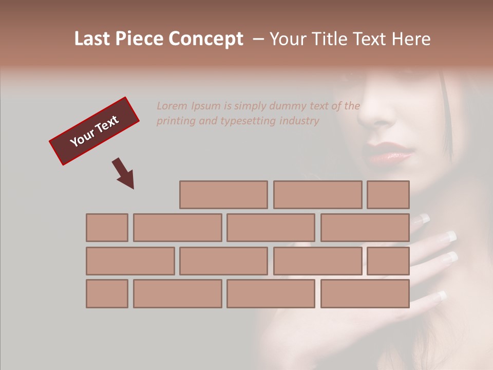 Posing Attractive People PowerPoint Template