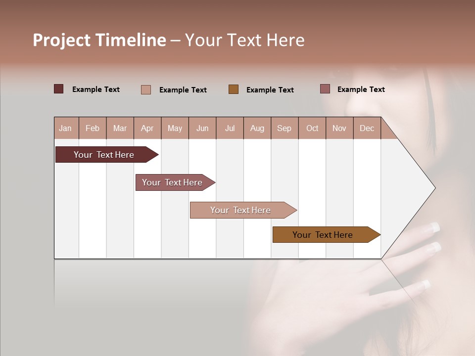Posing Attractive People PowerPoint Template