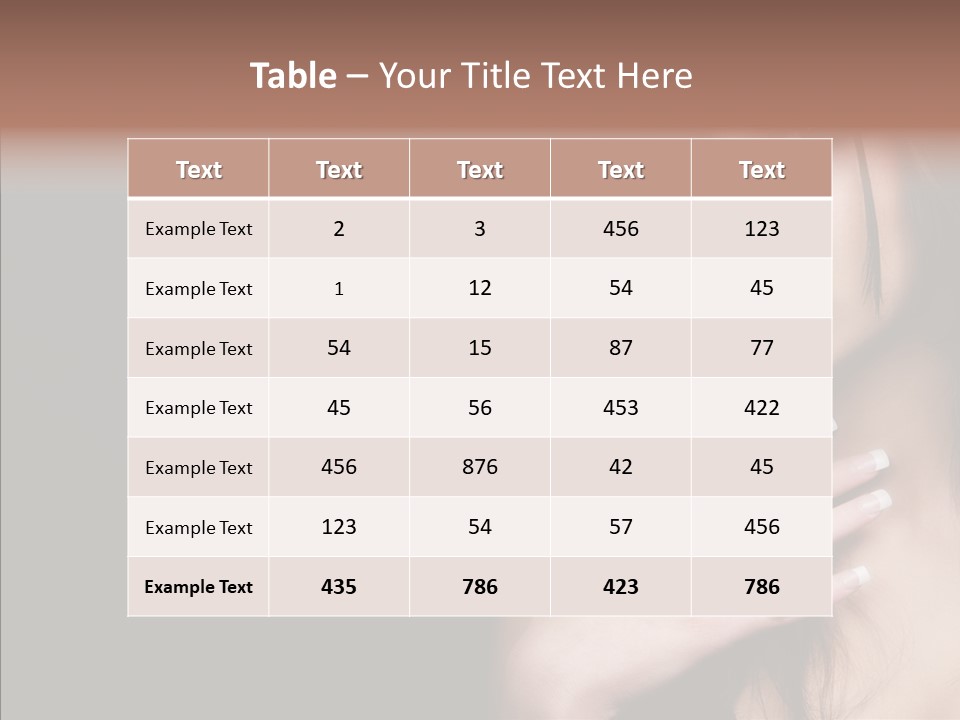 Posing Attractive People PowerPoint Template