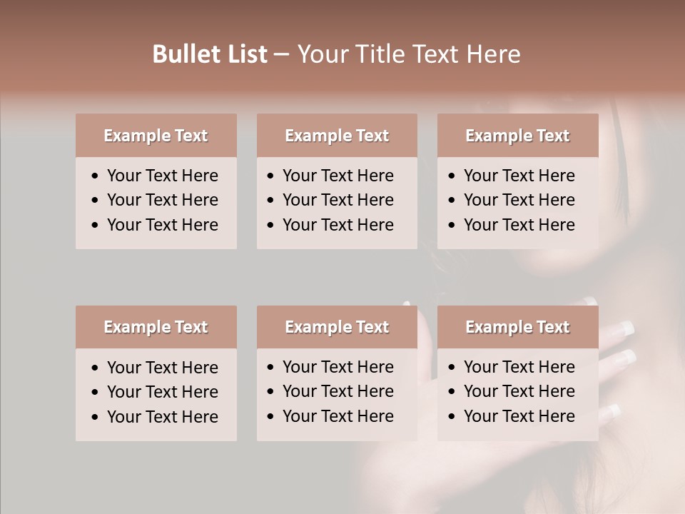 Posing Attractive People PowerPoint Template