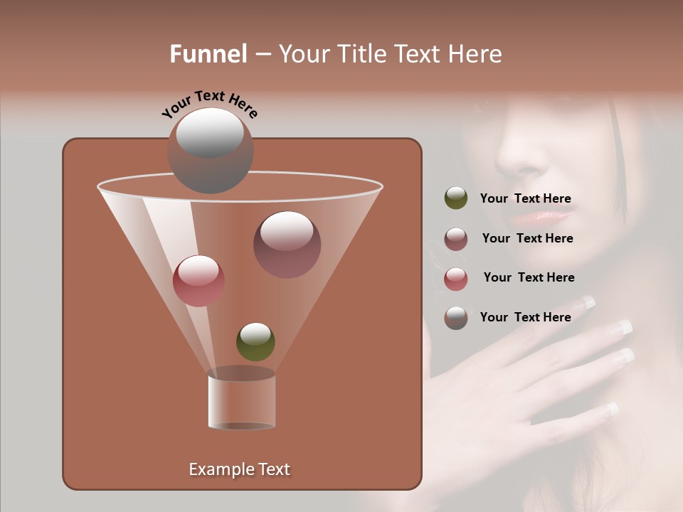 Posing Attractive People PowerPoint Template