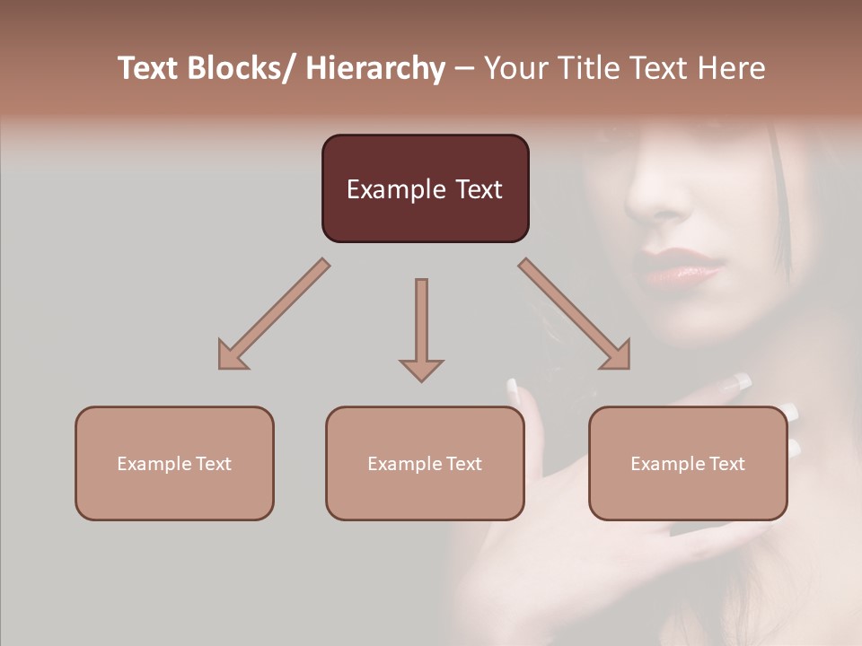 Posing Attractive People PowerPoint Template
