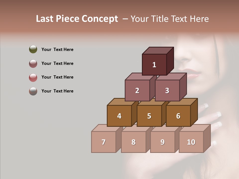 Posing Attractive People PowerPoint Template