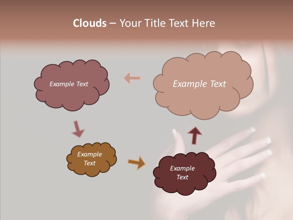 Posing Attractive People PowerPoint Template