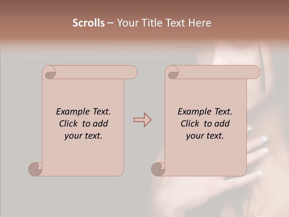 Posing Attractive People PowerPoint Template