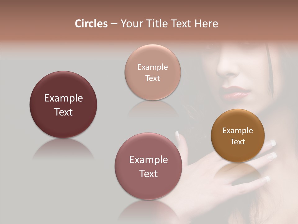 Posing Attractive People PowerPoint Template