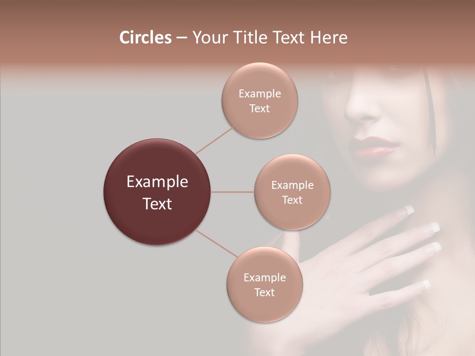 Posing Attractive People PowerPoint Template