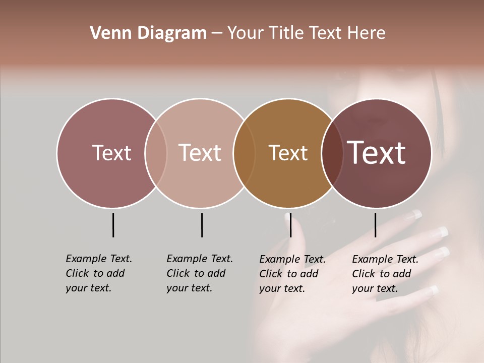 Posing Attractive People PowerPoint Template