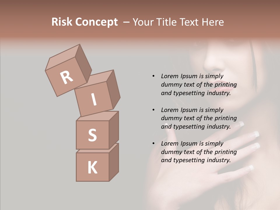 Posing Attractive People PowerPoint Template