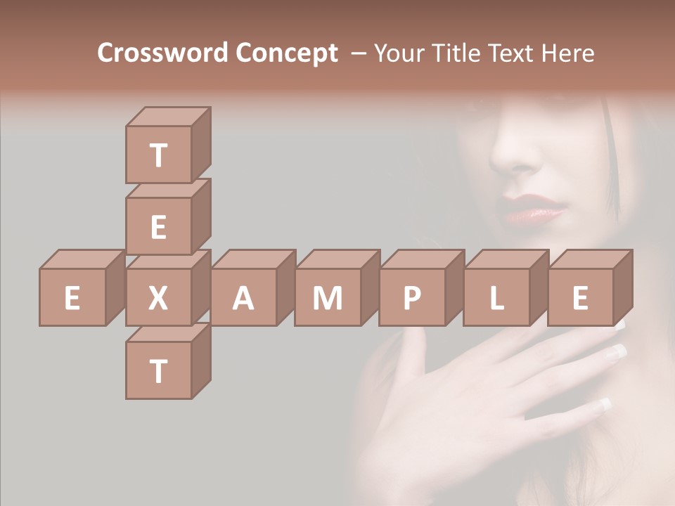 Posing Attractive People PowerPoint Template