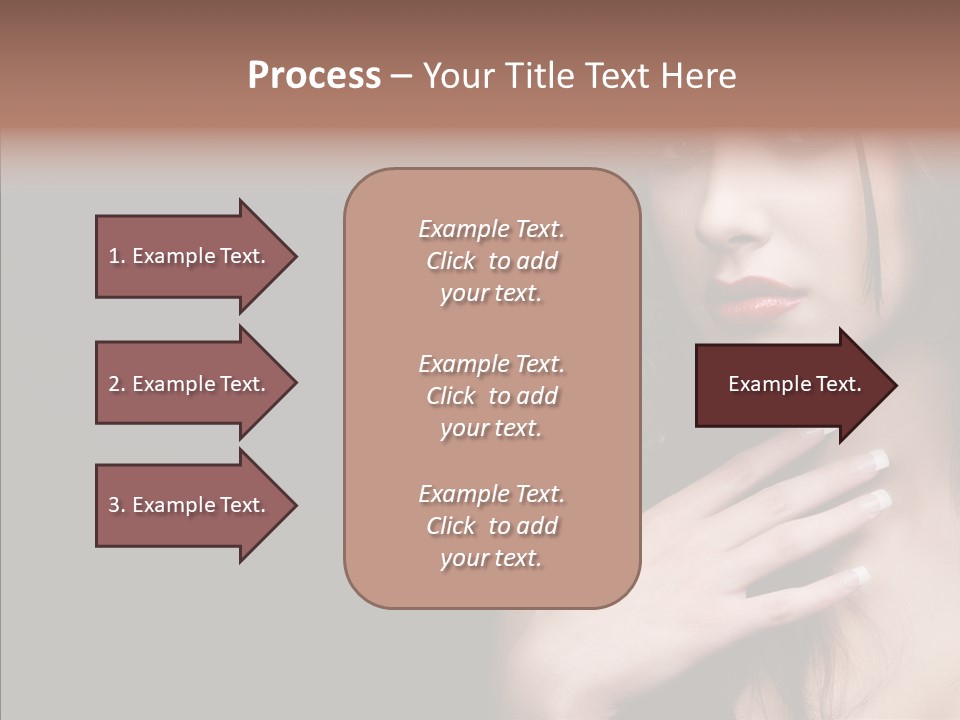 Posing Attractive People PowerPoint Template