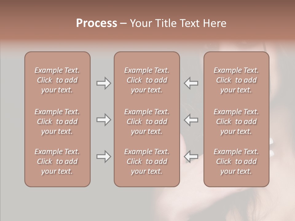 Posing Attractive People PowerPoint Template