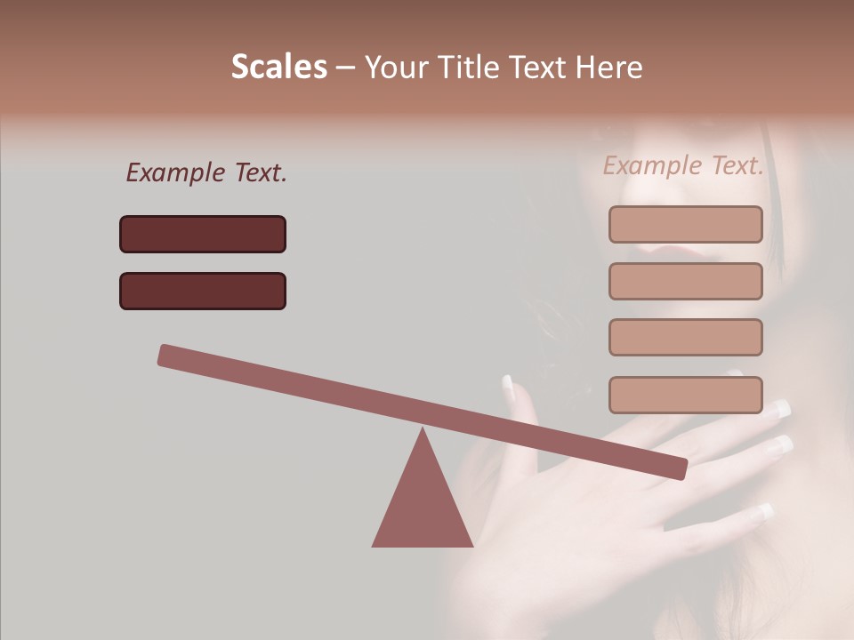 Posing Attractive People PowerPoint Template