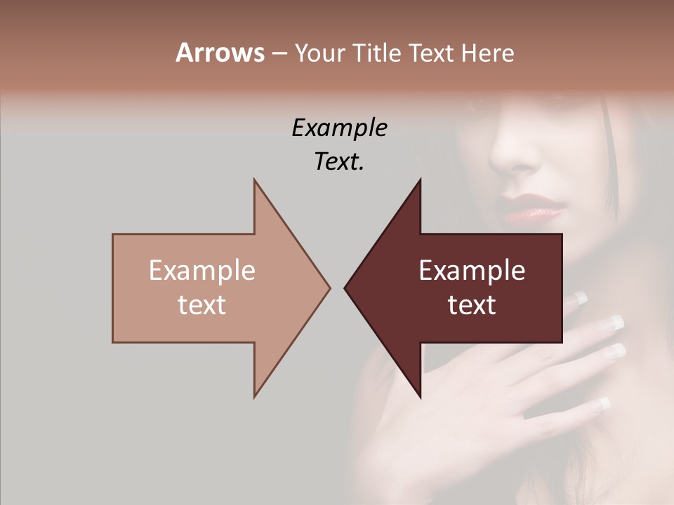 Posing Attractive People PowerPoint Template