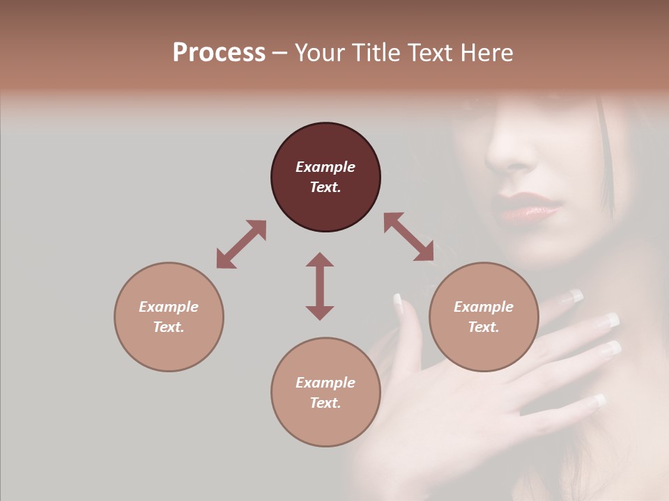 Posing Attractive People PowerPoint Template