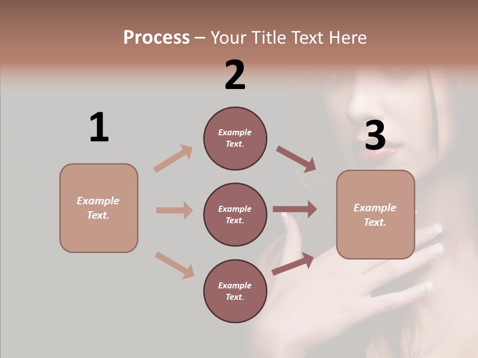 Posing Attractive People PowerPoint Template