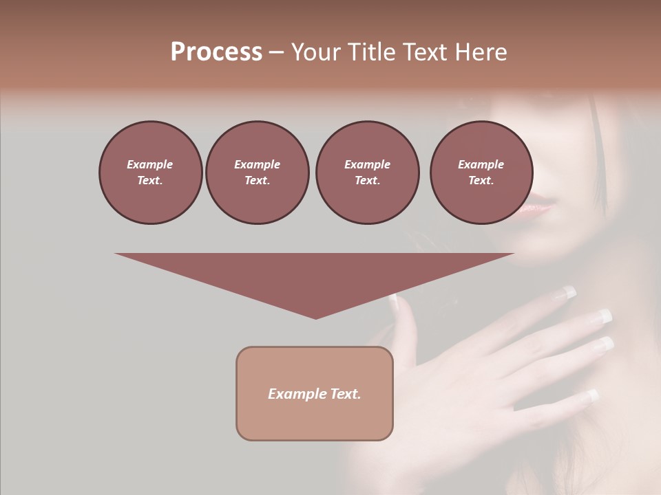 Posing Attractive People PowerPoint Template