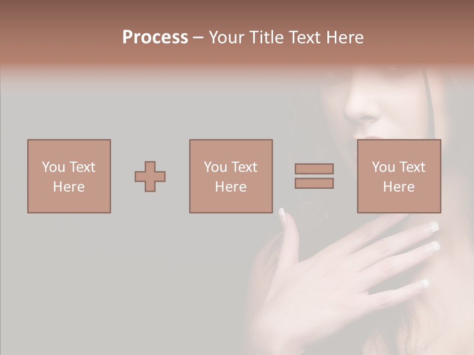 Posing Attractive People PowerPoint Template