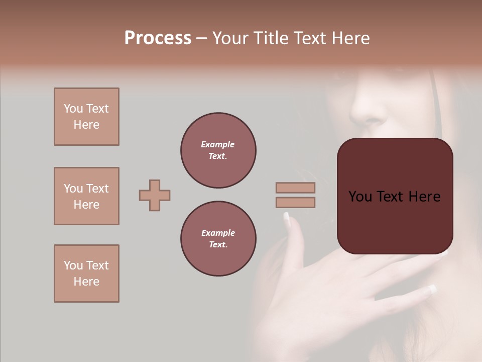 Posing Attractive People PowerPoint Template