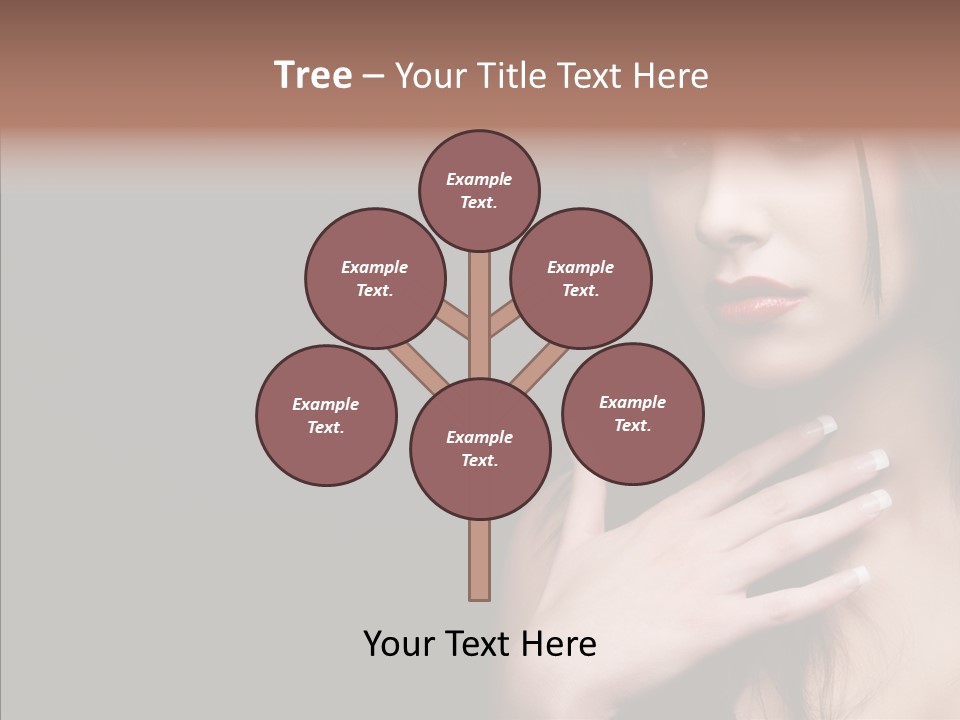 Posing Attractive People PowerPoint Template