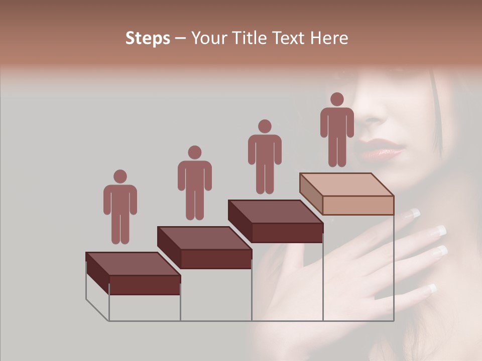 Posing Attractive People PowerPoint Template