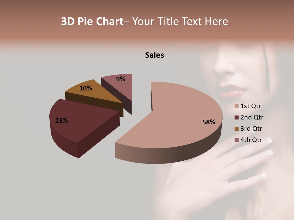 Posing Attractive People PowerPoint Template
