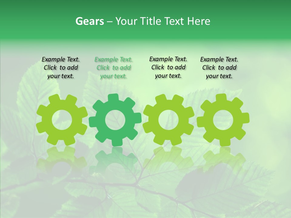 Burgeon Environment Gardening PowerPoint Template